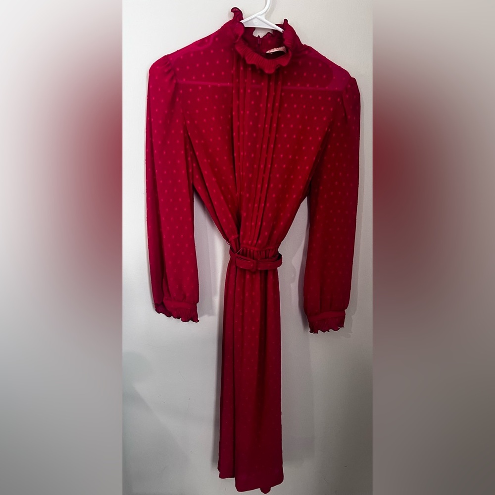 VINTAGE Lady Carol New York Blouse Dress with Belt